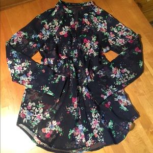 Express Flowy Floral Top